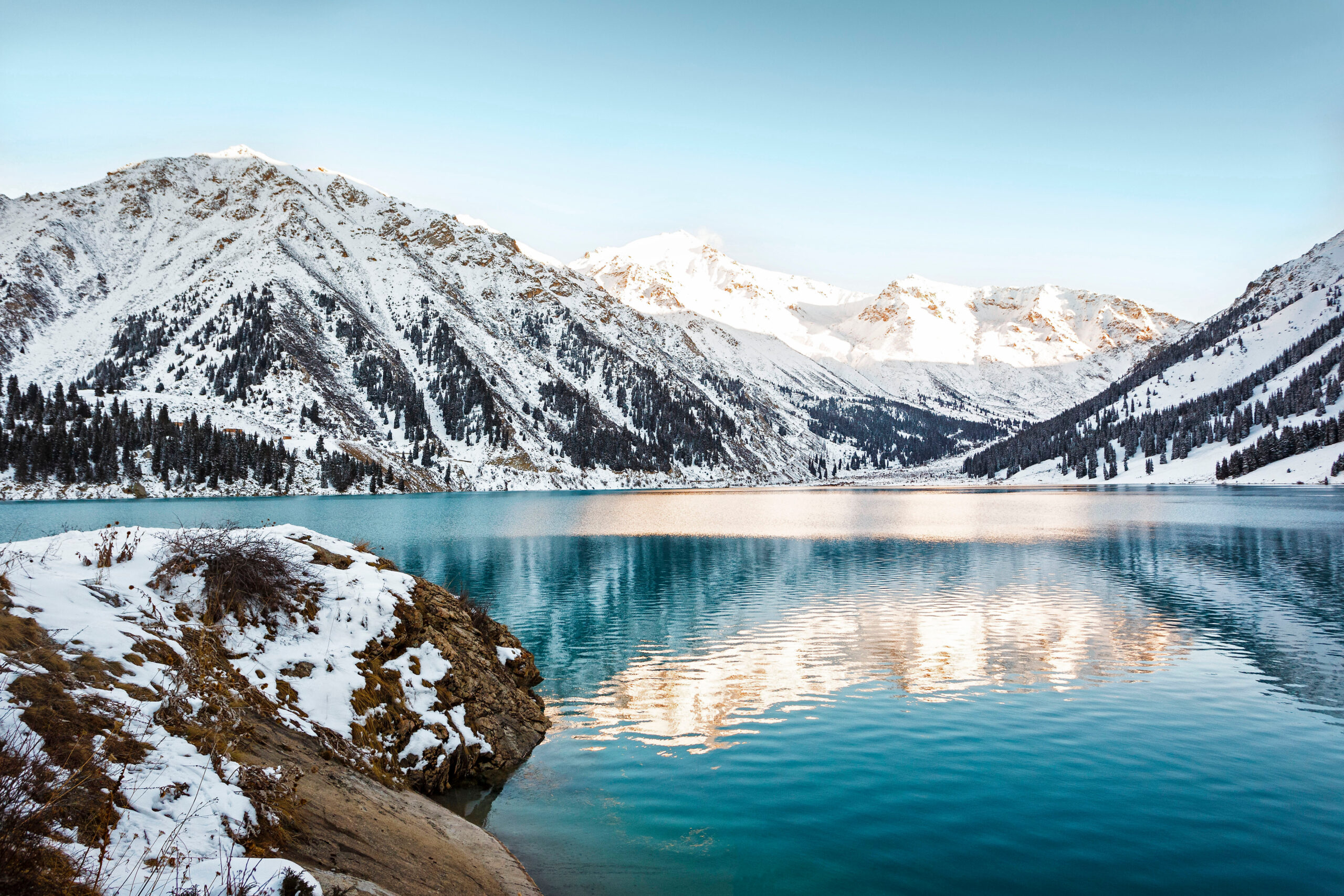 Big Almaty Lake. Kazakhstan.